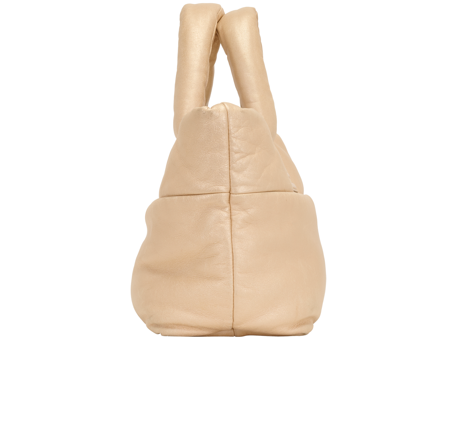 Coco Cocoon, &pound;1,500, Handbags, Gold, Leather, Bottom view